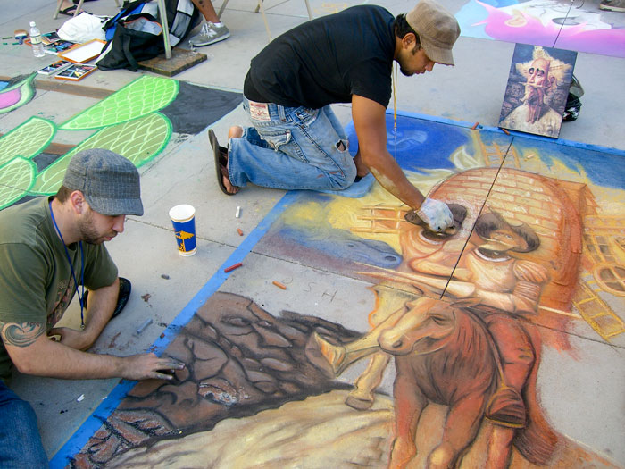 Ryan And Ender with Chalk