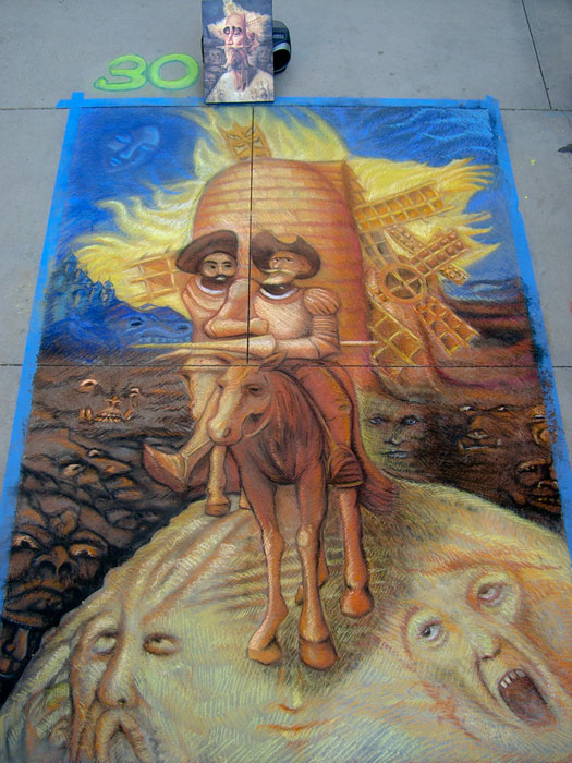 Don Quixote - on the way to moca