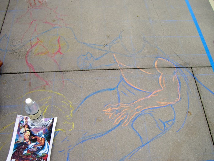 02 Pasadena chalk festival sketch 02 Pasadena chalk festival sketch