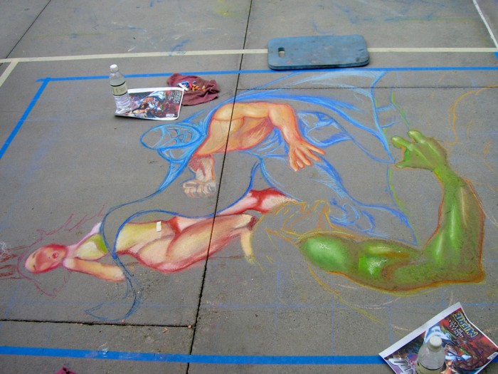 03 Pasadena chalk el Santo coloring 03 Pasadena chalk el Santo coloring