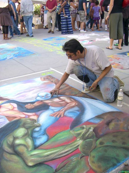 08 Pasadena Chalk Festival Painting 08 Pasadena Chalk Festival Painting