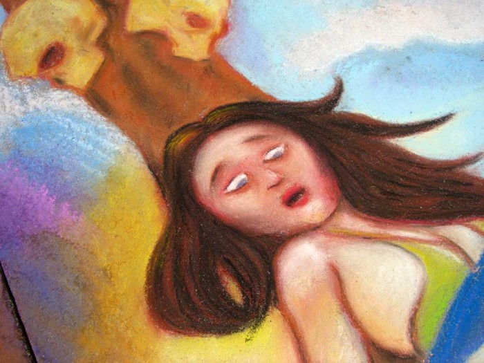 09 pasadena Chalk Art Face Comic 09 pasadena Chalk Art Face Comic