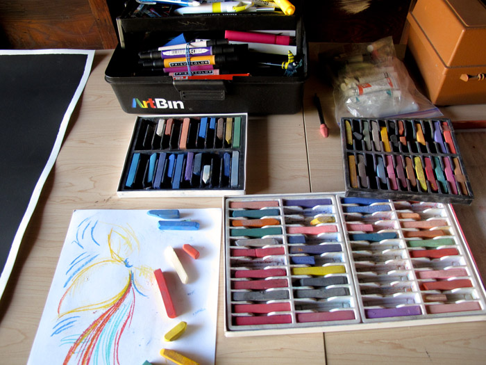 Testing chalk materials
