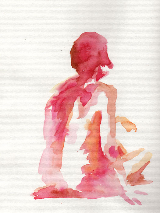 Figure Drawing with Water Colors by Henry Colchado henry-colchado-watercolor-figure-drawing-01