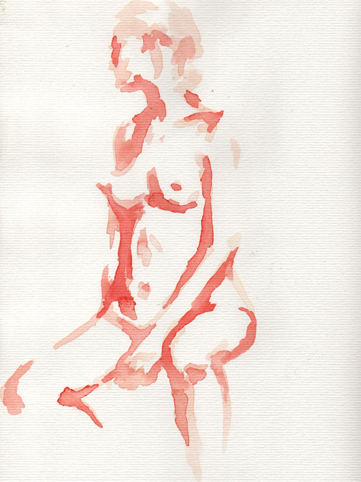 watercolor drawing by Henry Colchado watercolor drawing by Henry Colchado