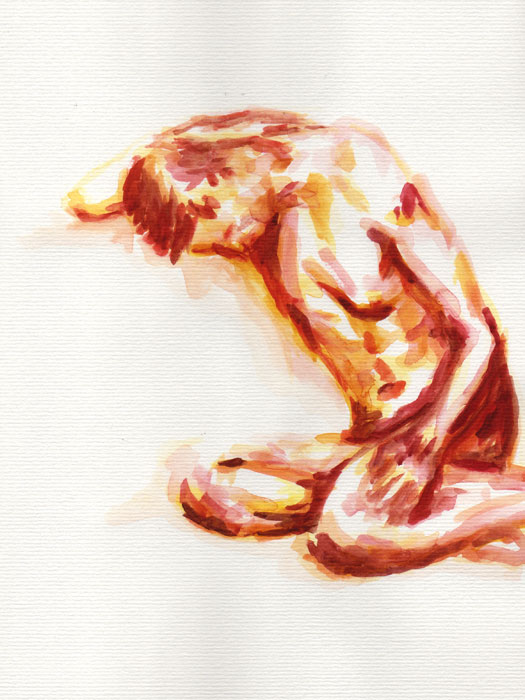 watercolor painting by Henry Colchado henry-colchado-watercolor-figure-drawing-07