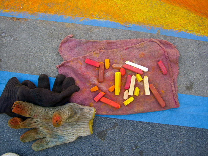 chalk pieces for drawing