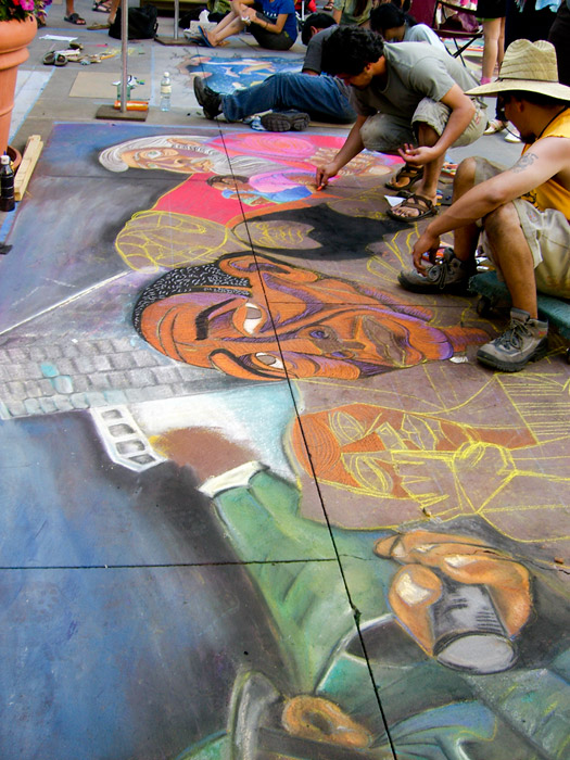 Chalk Mural